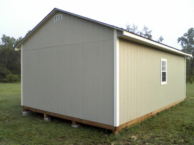 Deluxe Gable Shed With 8' Sides